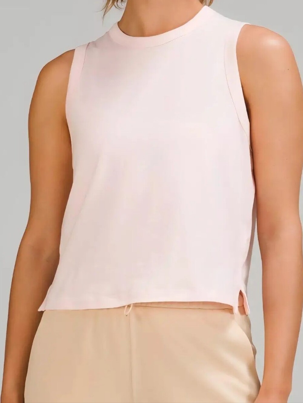 Lululemon Sleeveless Crewneck Tank Top - Light Pink